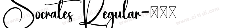 Socrates Regular字体转换